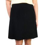 EXPRESS Vintage Compagnie Black A-Line Mini Skirt 27" Formal Pencil Skirt Twee Photo 0