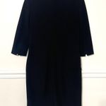 MM.LaFleur • black etsuko crew neck ¾ sleeve sheath dress sz 6 Photo 3