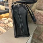 Mary Kay Black Textured Fabric Tote Bag with Wide Base Photo 4