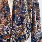 Vintage My Boyfriend’s Back Women’s Blazer Jacket One Size Floral Velvet Retro Photo 7