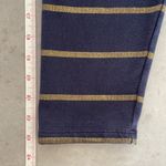 Charter Club Woman Weekend 2X long sleeve navy top glittery gold stripes high-lo Photo 8