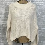 BP  Cream Ribbed Cable Knit Sweater Photo 0