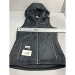 Columbia Womans  Hooded Vest XS Black Full Zip Pockets Photo 4