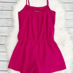 Joie  Silk Fuchsia Romper Photo 2