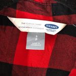 Old Navy  Womens The Classic Flannel Shirt 100% Cotton Buffalo Plaid Pocket Red S Photo 2