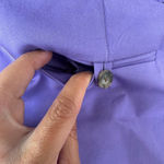 J.Crew NWT Women's Pintuck suit short in bi-stretch cotton blend purple size 12 Photo 6