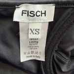 Fisch Womens Italia Bikini Top Jet Black XS Underwire Made Italy Luxury Swim Photo 7