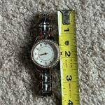 Women’s vintage two tone silver/rose gold crystal watch one size‎ Silver Photo 3