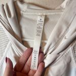 Lululemon Athletica White catch a breeze Mesh Hoodie with drawstring bottom Photo 1