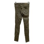 ZARA  Olive Green Skinny Jeans Size 6 Photo 1