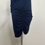 Michael Stars Cowl Neck Ruched Side Stretch Jersey Knit Tunic/Dress, Sz Large Photo 4