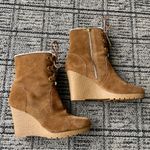 Michael Kors Rory Suede Wedge Ankle Boots Photo 1