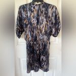 Ulla Johnson Silk Animal Print Watercolor mini Dress size 2 designer Photo 4