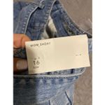 American Eagle 16 33W Denim Mom Shorts Belt New Photo 2