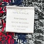 Roxy Grey Knit Cardigan with Geometric Designs Size Medium Photo 10