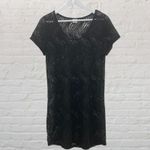 Alexa & Stella Black Crochet Mesh Swim Cover Photo 2