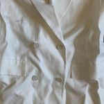 7 For All Mankind  cream linen blazer in almond Photo 1