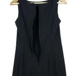 MM.LaFleur  New York Womens Mini Dress 6 Sleeveless Gray Twist Knot Straps Knit Photo 8