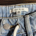 PacSun Women’s Denim Joggers Size 26 Two-Tone Light/Dark Wash Photo 5