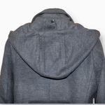 Metaphor  Hooded Grey Peacoat Photo 6