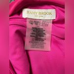 Ramy Brook  Women’s Pink High-Rise Ivo Pleat Bikini Bottoms Size Small NWOT Photo 3