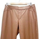 NWT J. Jill Vegan Leather Slim Pants in Hickory Brown Women’s Size Medium NEW Photo 4