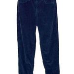 Urban Outfitters  BDG Blue Corduroy Mom High Rise Jeans Size 25 Fall Winter Photo 0