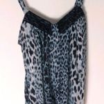 Kirra  M Black Leopard Nightie Gown Negligee Photo 0