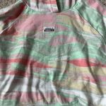 Adidas Womens Multicolor Swirl Crop Hoodie Sweatshirt Sz S Photo 1