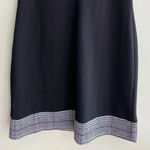 Tommy Hilfiger Black Zippered Short Sleeve Crew Neck Mini Evening Sheath Dress Photo 12