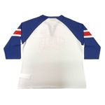 NFL Team Apparel NFL New York Giants Women's 3/4 Sleeve Raglan T-Shirt White, Small Photo 2