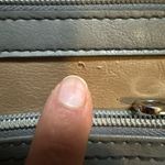 Relic GUC FOSSIL   TAN Beige Leather Purse Crossbody Bag Adj Strap Leather Photo 6