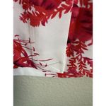 Mario Serrani NEW  Italy Stretch Shift Dress Women's Size 4 Red Floral Sleeveless Photo 6