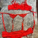 3 piece small outfit set Red Photo 1