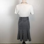 Carole Little polkadot fit & flare skirt 4 Corpcore BusinessSiren Black Photo 4