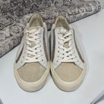 Madewell SIDEWALK Leather and Suede Low Top Sneakers in White Size 7.5 Photo 2