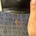 BVLGARI  Women's Bifold Wallet W Hook Denim Blue Photo 5