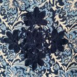 Gretchen Scott Midnight O’Keefe Blue White Embroidered Tunic Dress medium Photo 7