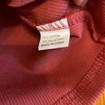 N/A Womens Fitted Stretch Sleeveless Everyday Tank Top Casual M Ribbed Red Cropped Photo 4