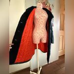 Vintage 70s Glenbrooke Mod Shiny Blue Puffer Coat Faux Fur Collar M/L Ski‎ Style Size undefined Photo 7