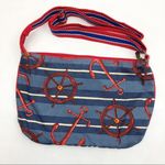 Sun N Sand Paul Brent Nautical Anchor Crossbody Bag Coastal Beach Vacation Blue Photo 2