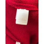 St. John Santana Knit Red Wide Leg Pull On Pants 2 Photo 3