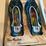 New with box Arcopedico Lolita blue‎ mandala sz 38 Blue Photo 0