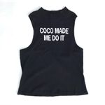 Vintage Y2K Wet Seal 90s Black Ribbed Knit Crop Tank Sz Medium Photo 1