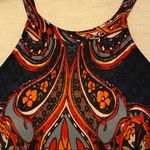 Venus LASCANA for Paisley Print Navy Red Tank Dress Size Small J88086-NVMU Photo 1