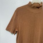 Tahari  Brown Short Sleeve Sweatshirt Photo 2