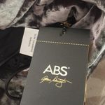 ABS Allen Schwartz Allen B. Schwartz ABS women's XS shiny velvet spaghetti strap lace sheath dress Photo 6