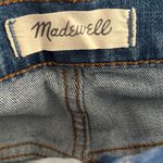 Madewell Size 30 High Rise Denim Mid Length Jean Shorts Raw Hem Photo 4