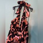 Diane Von Furstenberg  leopard cheetah jumpsuit halter neck Photo 3