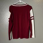 Sexilia Medium Varsity Stripe Long Sleeve V Photo 1